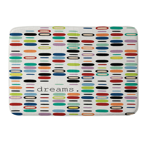 Sharon Turner Dreams 1 Memory Foam Bath Mat