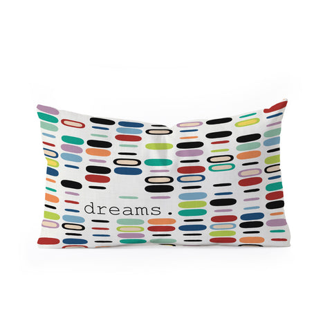 Sharon Turner Dreams 1 Oblong Throw Pillow
