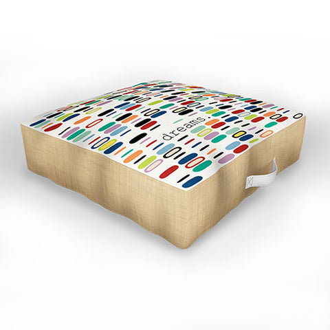 Sharon Turner Dreams 1 Outdoor Floor Cushion