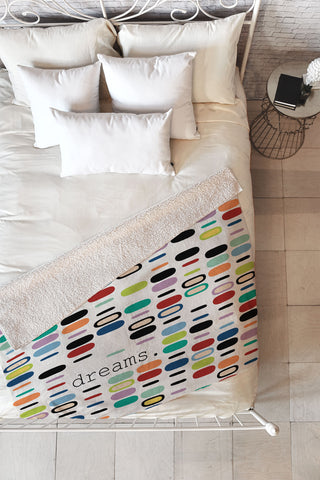Sharon Turner Dreams 1 Fleece Throw Blanket