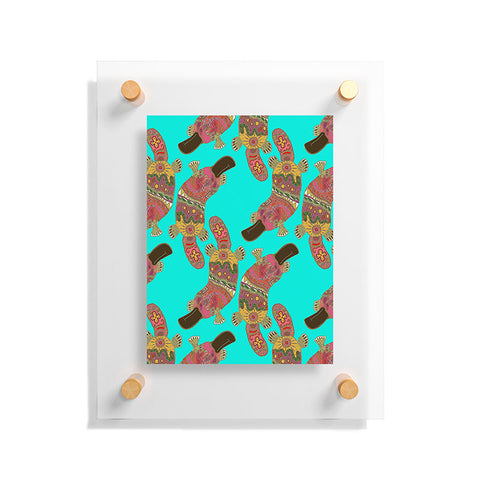 Sharon Turner Duck Billed Platypus Floating Acrylic Print