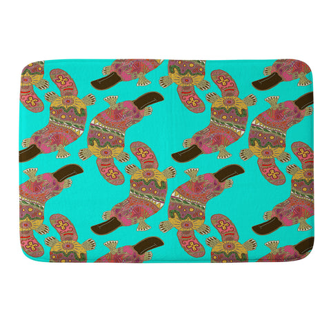 Sharon Turner Duck Billed Platypus Memory Foam Bath Mat