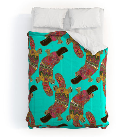Sharon Turner Duck Billed Platypus Comforter