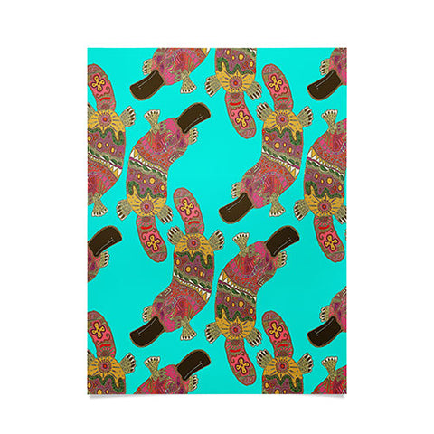 Sharon Turner Duck Billed Platypus Poster