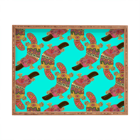 Sharon Turner Duck Billed Platypus Rectangular Tray