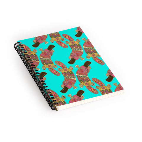 Sharon Turner Duck Billed Platypus Spiral Notebook