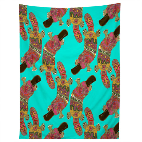 Sharon Turner Duck Billed Platypus Tapestry