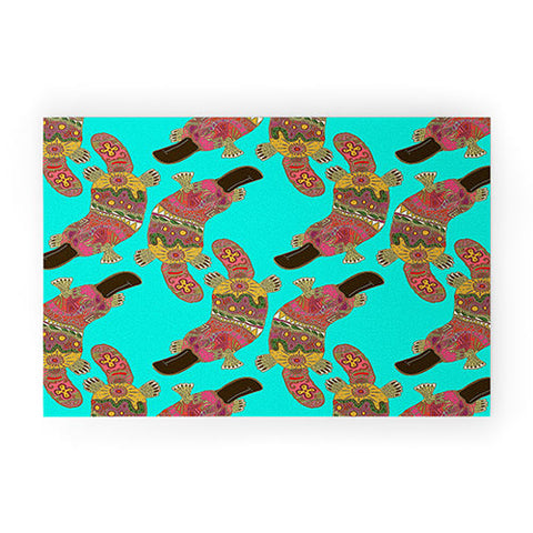 Sharon Turner Duck Billed Platypus Welcome Mat