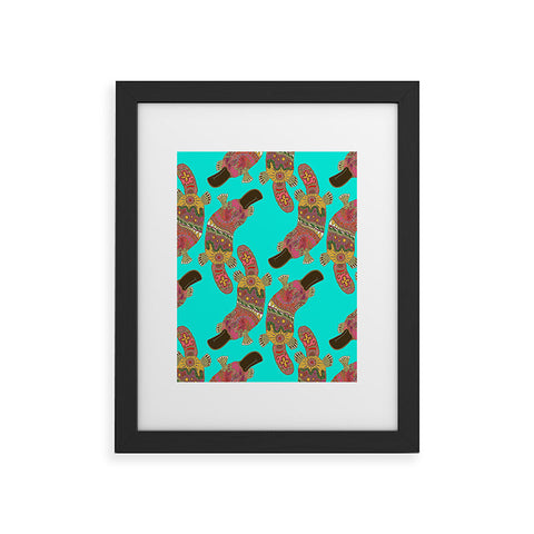 Sharon Turner Duck Billed Platypus Framed Art Print