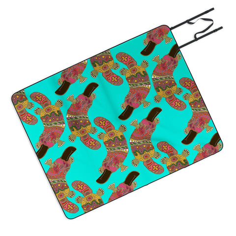 Sharon Turner Duck Billed Platypus Picnic Blanket