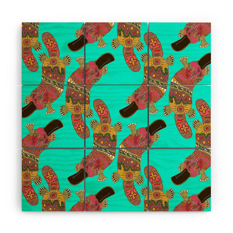 Sharon Turner Duck Billed Platypus Wood Wall Mural