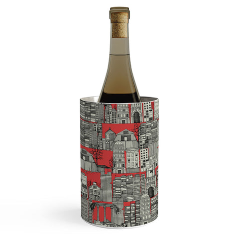 Sharon Turner dystopian toile red Wine Chiller
