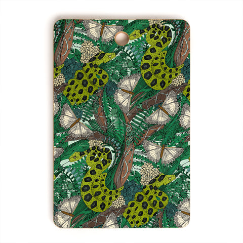 Sharon Turner entangled forest mint Cutting Board Rectangle
