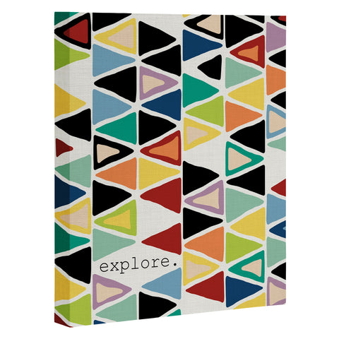 Sharon Turner Explore 1 Art Canvas