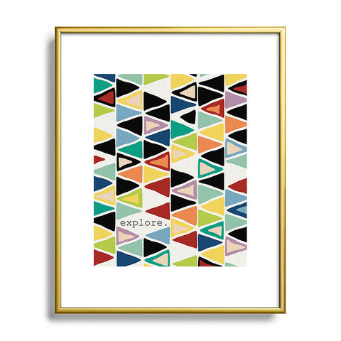 Sharon Turner Explore 1 Metal Framed Art Print