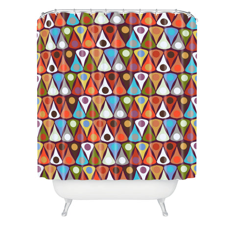Sharon Turner Felted Tordot Shower Curtain
