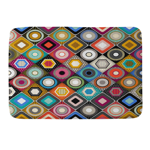 Sharon Turner festival diamond Memory Foam Bath Mat