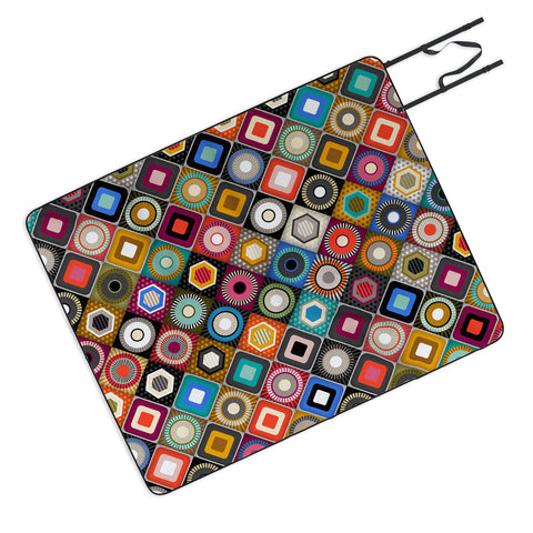 Sharon Turner festival diamond Picnic Blanket