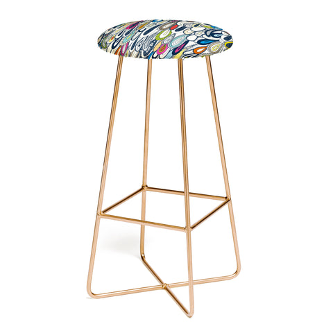 Sharon Turner festival droplets Bar Stool