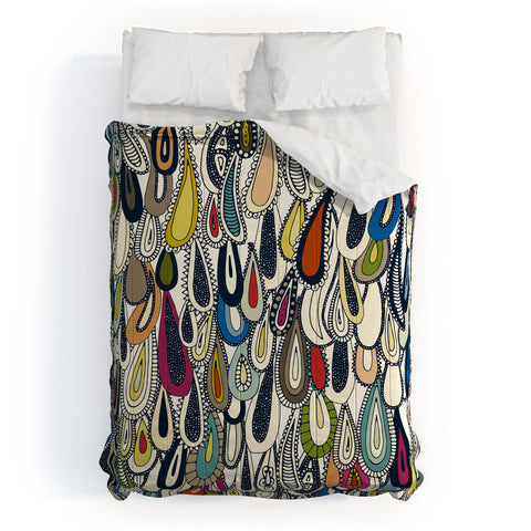 Sharon Turner festival droplets Comforter