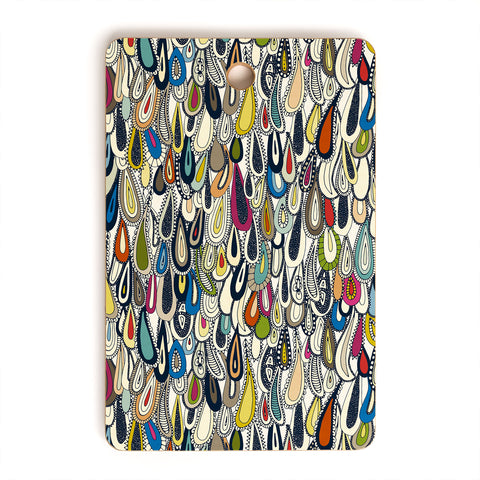 Sharon Turner festival droplets Cutting Board Rectangle