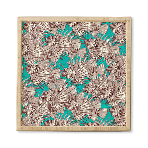 Sharon Turner fish mirage Framed Wall Art