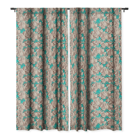 Sharon Turner fish mirage Blackout Window Curtain