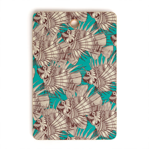 Sharon Turner fish mirage Cutting Board Rectangle
