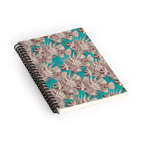 Sharon Turner fish mirage Spiral Notebook