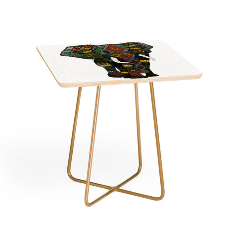 Sharon Turner floral elephant Side Table