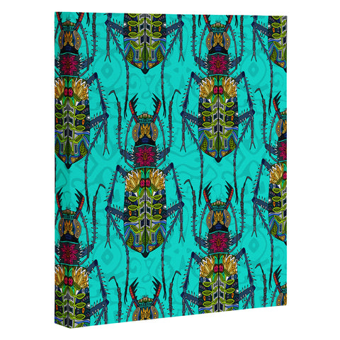 Sharon Turner Flower Beetle Art Canvas