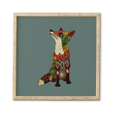 Sharon Turner fox love Framed Wall Art