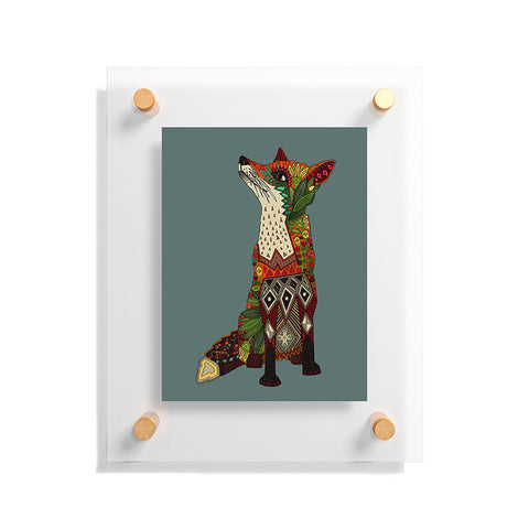 Sharon Turner fox love Floating Acrylic Print