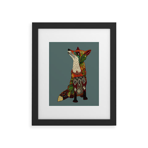 Sharon Turner fox love Framed Art Print
