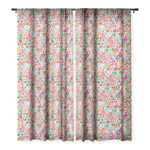 Sharon Turner freckle spot Sheer Window Curtain