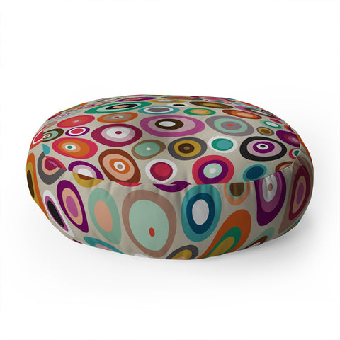 Sharon Turner freckle spot Floor Pillow Round