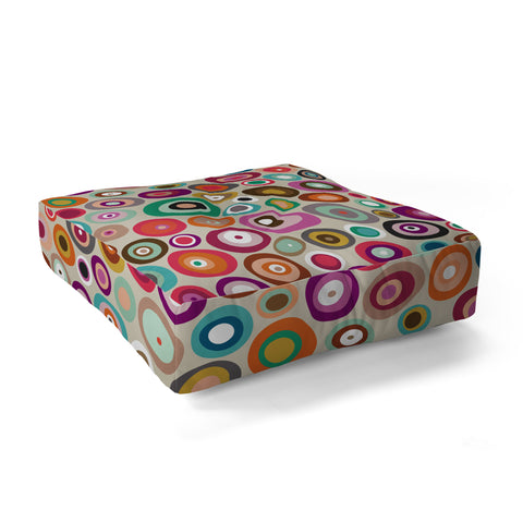Sharon Turner freckle spot Floor Pillow Square