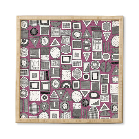 Sharon Turner frisson memphis bw berry Framed Wall Art