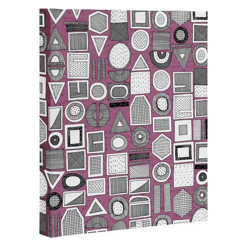 Sharon Turner frisson memphis bw berry Art Canvas