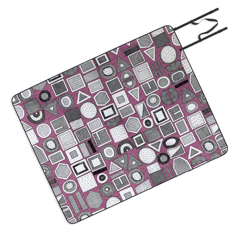 Sharon Turner frisson memphis bw berry Picnic Blanket