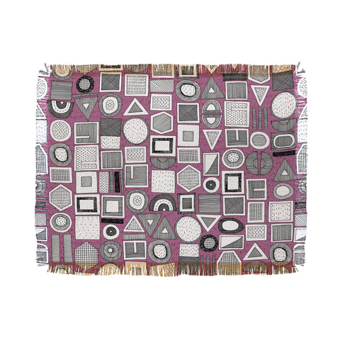Sharon Turner frisson memphis bw berry Throw Blanket