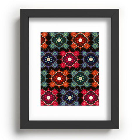 Sharon Turner Galaxy Flowers Recessed Framing Rectangle
