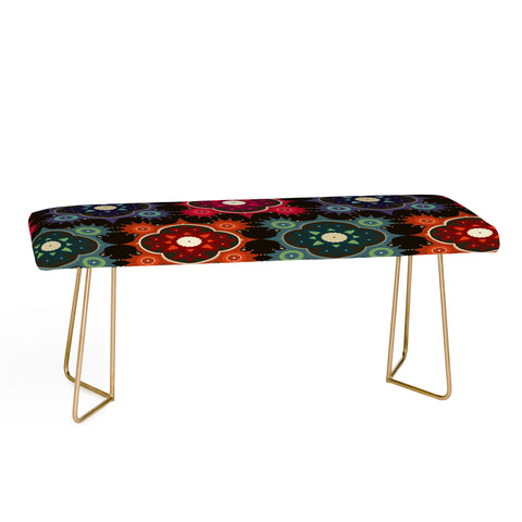 Sharon Turner Galaxy Flowers Bench