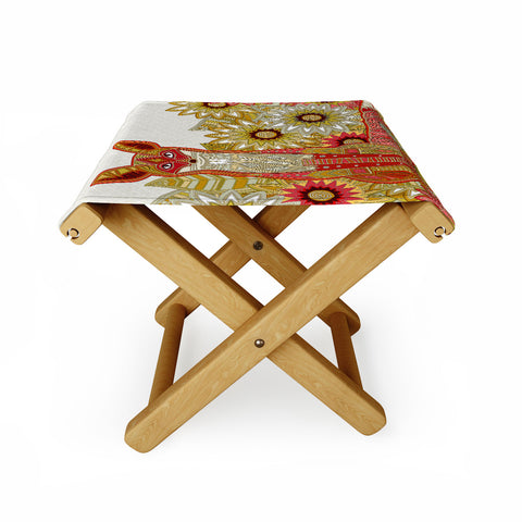 Sharon Turner Garden Fox Folding Stool