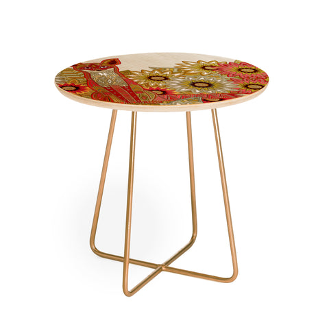 Sharon Turner Garden Fox Round Side Table