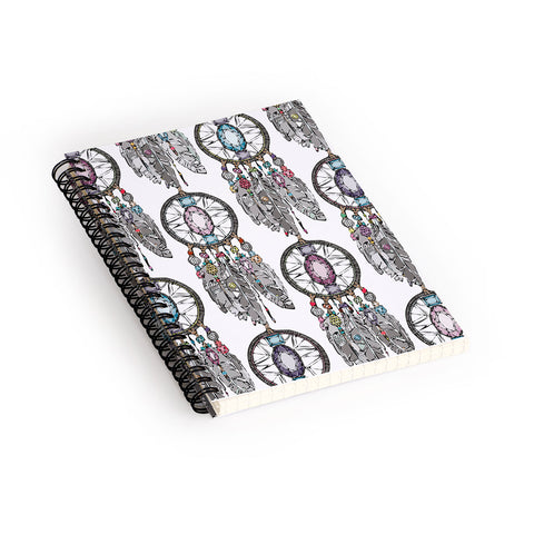 Sharon Turner Gemstone Dreamcatcher Spiral Notebook