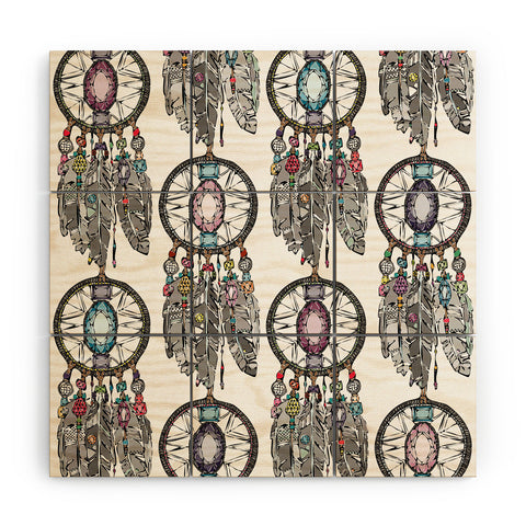 Sharon Turner Gemstone Dreamcatcher Wood Wall Mural