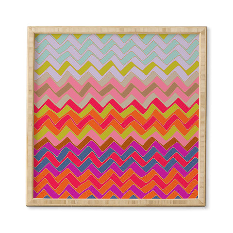 Sharon Turner Geo Chevron Framed Wall Art