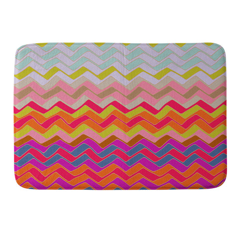 Sharon Turner Geo Chevron Memory Foam Bath Mat