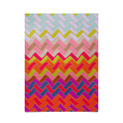 Sharon Turner Geo Chevron Poster